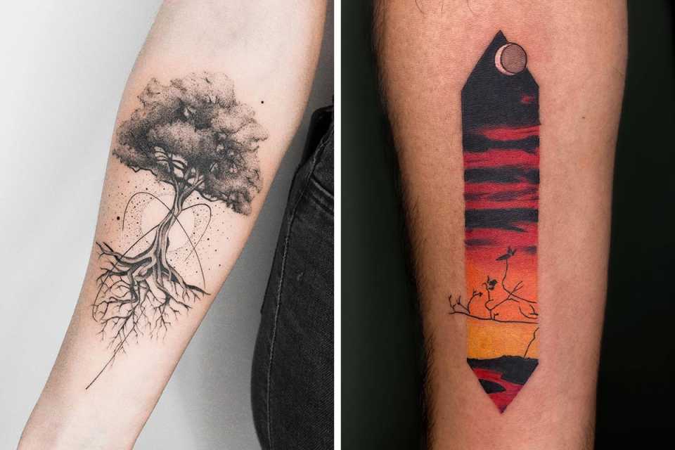 Nature Tattoos To Celebrate The Wonders Of Mother Earth  Bored