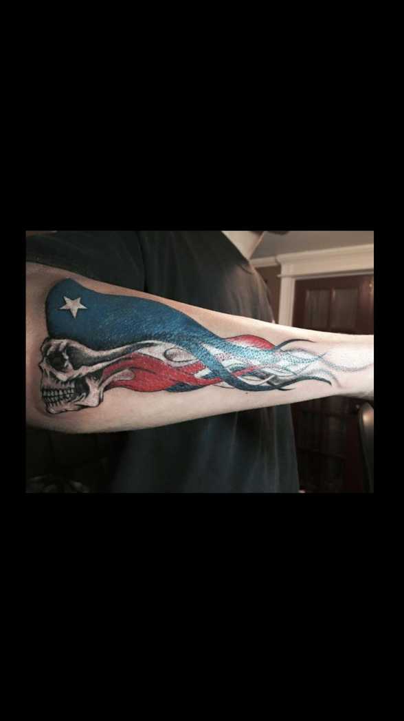 New England Patriots tattoo by Audrey Mello