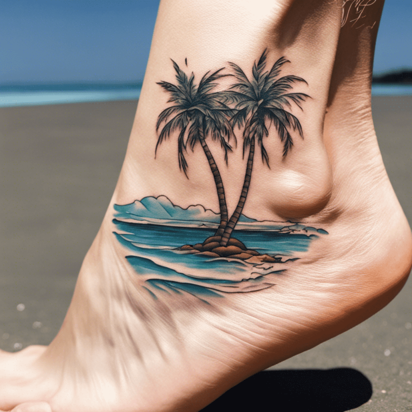 Ocean Tattoo Ideas Created with Ai  artAIstry