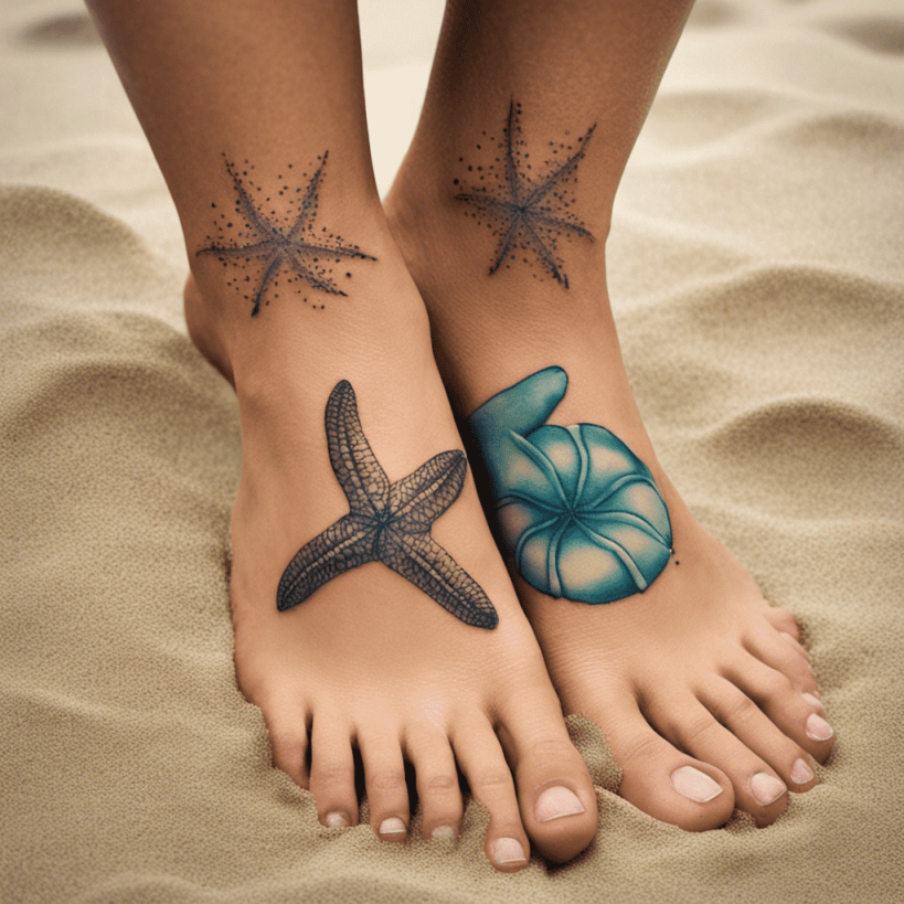 Ocean Tattoo Ideas Created with Ai  artAIstry