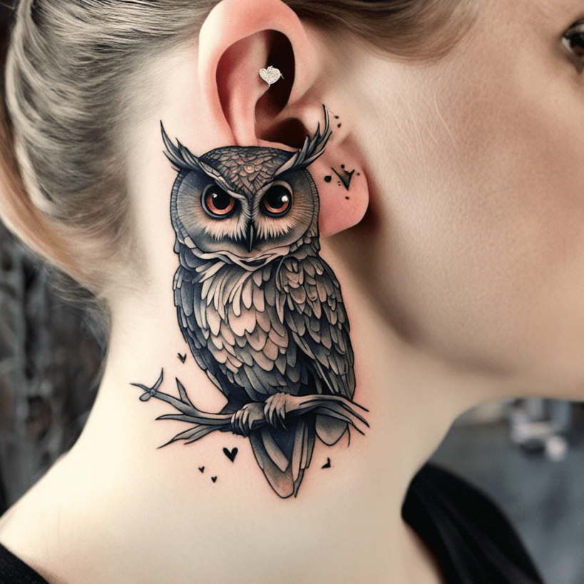 Owl Tattoo Ideas Created With AI  artAIstry