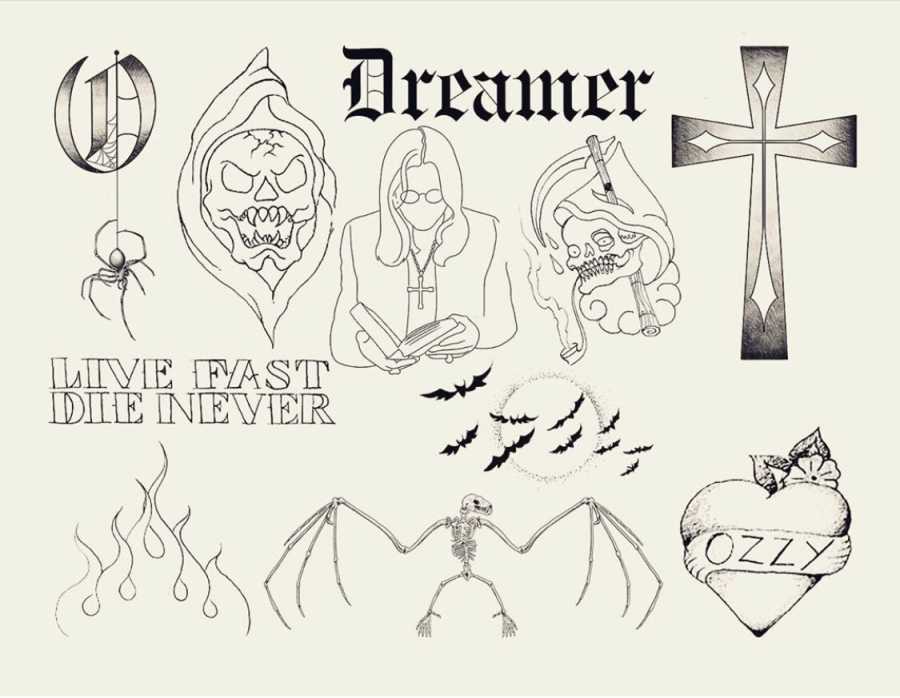 Ozzy Osbourne on X: "#ShamrockSocialClub: #Ozzy tattoo flash day