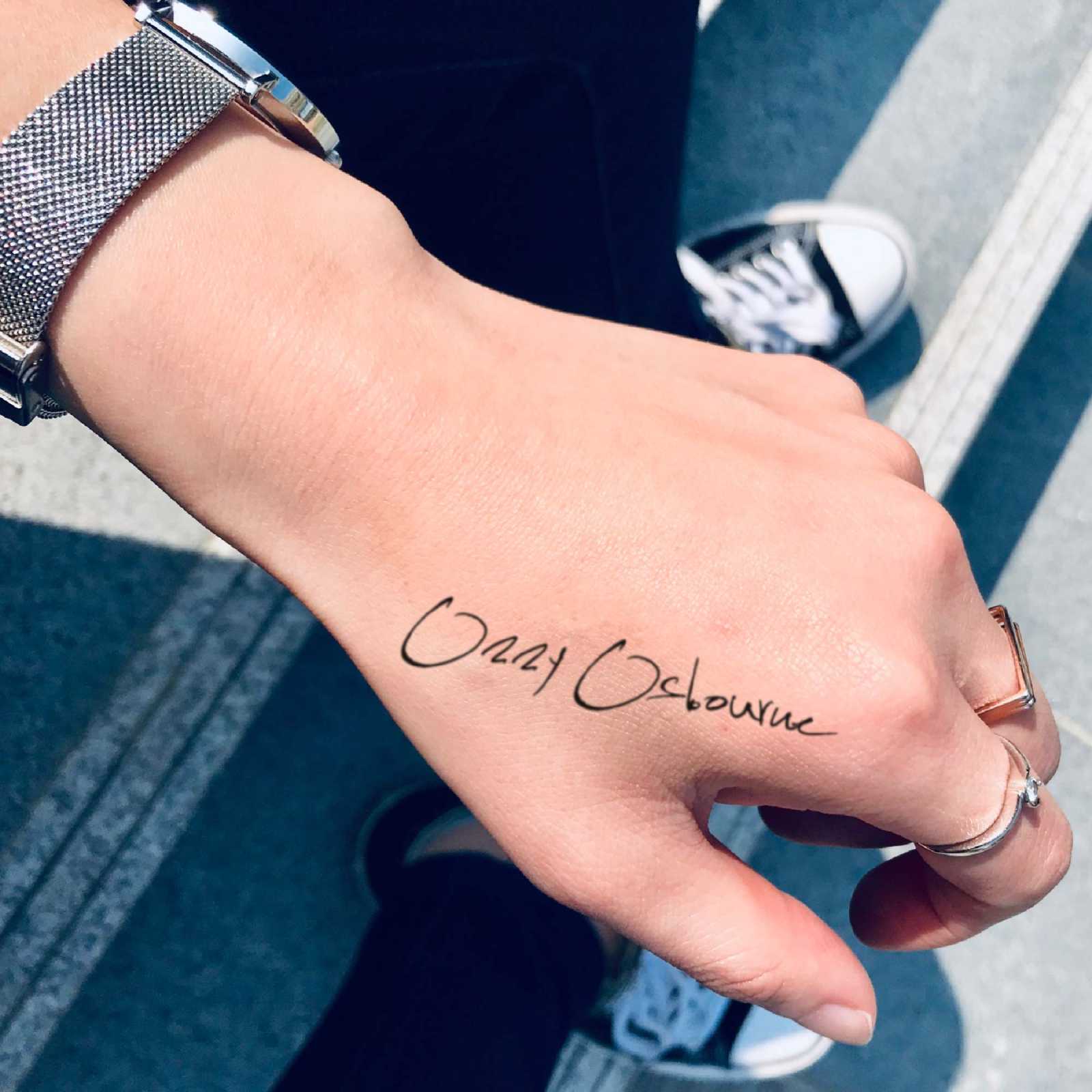 Ozzy Osbourne Tattoo Design Idea - OhMyTat