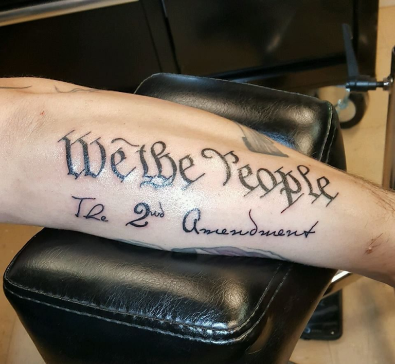 + Patriotic & Independent We The People Tattoo Designs [