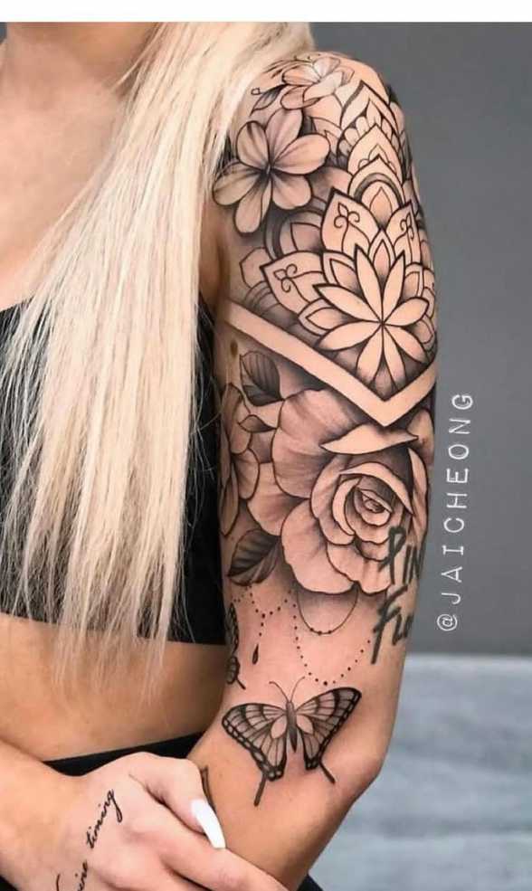 Pin by Mendy Zerger on ink  Sleeve tattoos for women, Leg tattoos