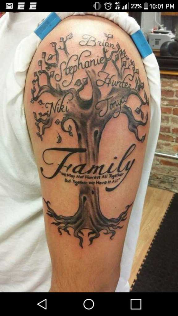 Pin by soraya lane on Tattoos  Family tree tattoo, Family tattoos