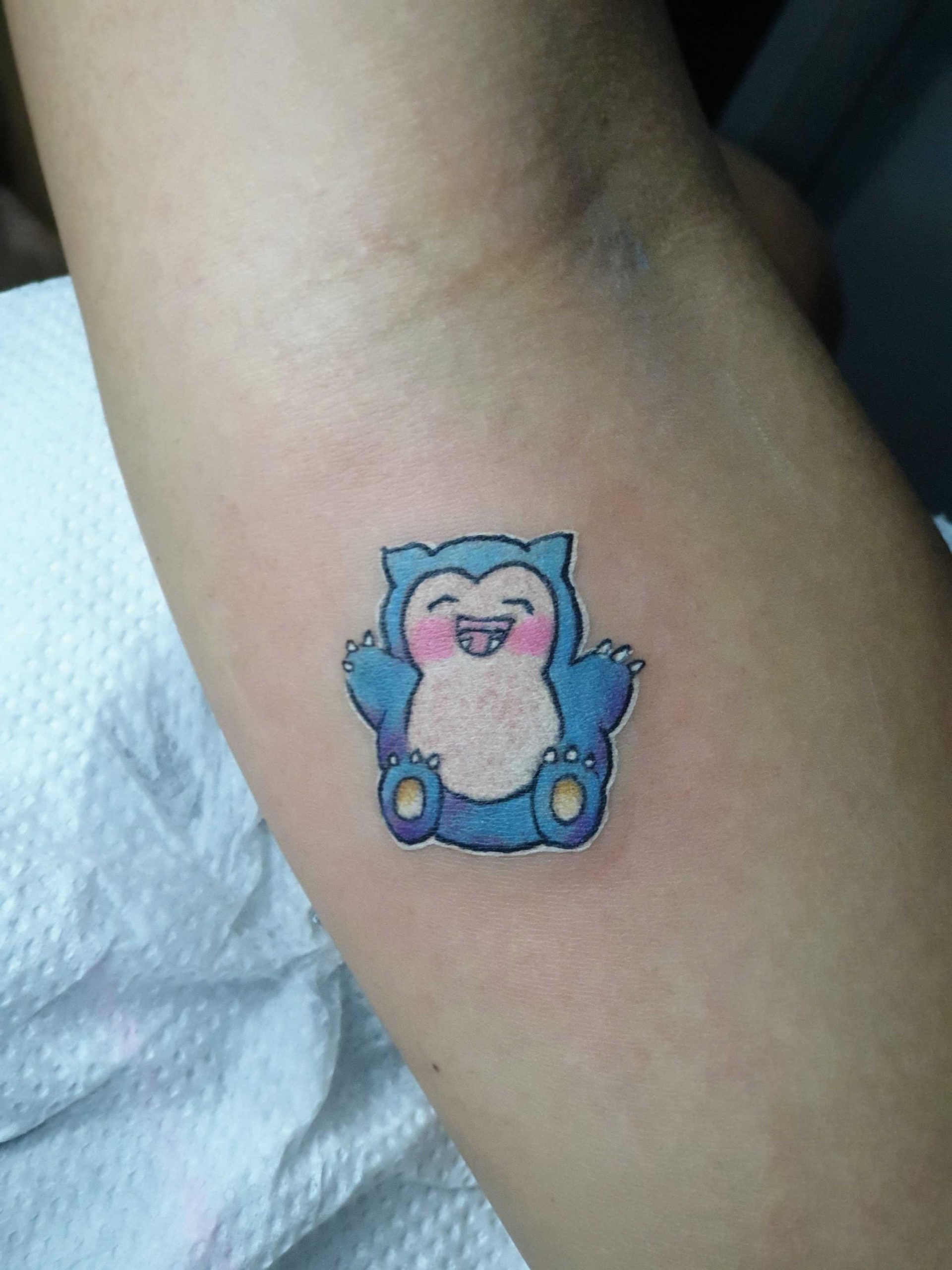Pokemon: Snorlax Tattoo  Snorlax tattoo, Watercolor elephant