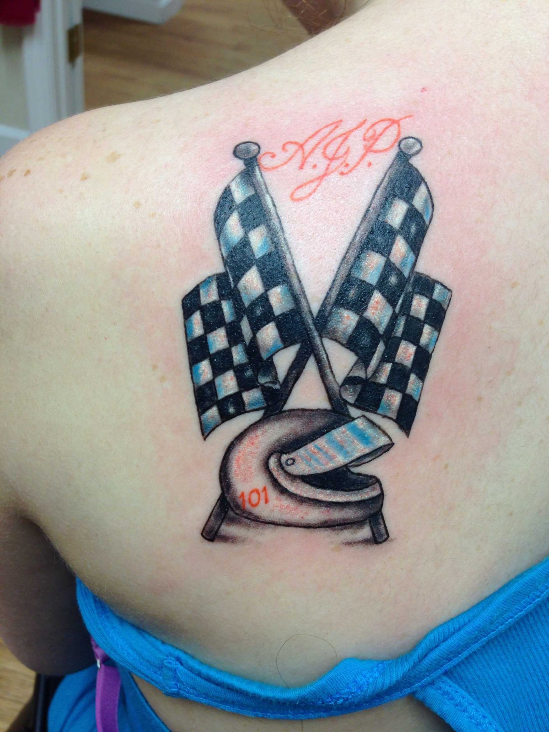 Racing tattoo  Tattoo designs, Picture tattoos, Mini tattoos
