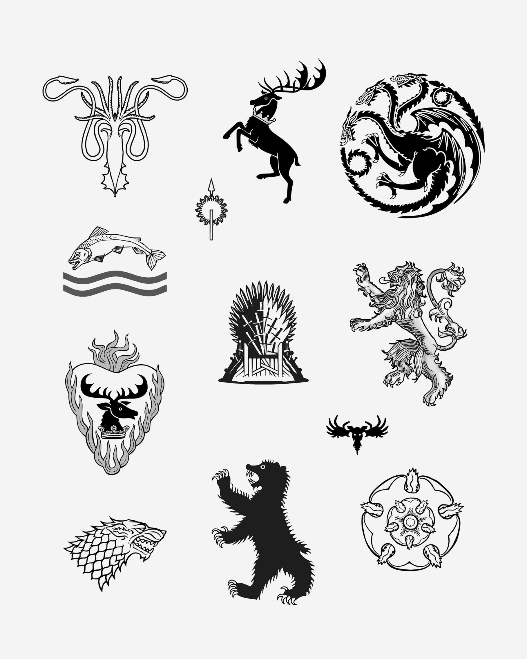 Shop Game of Thrones x Inkbox tattoos online
