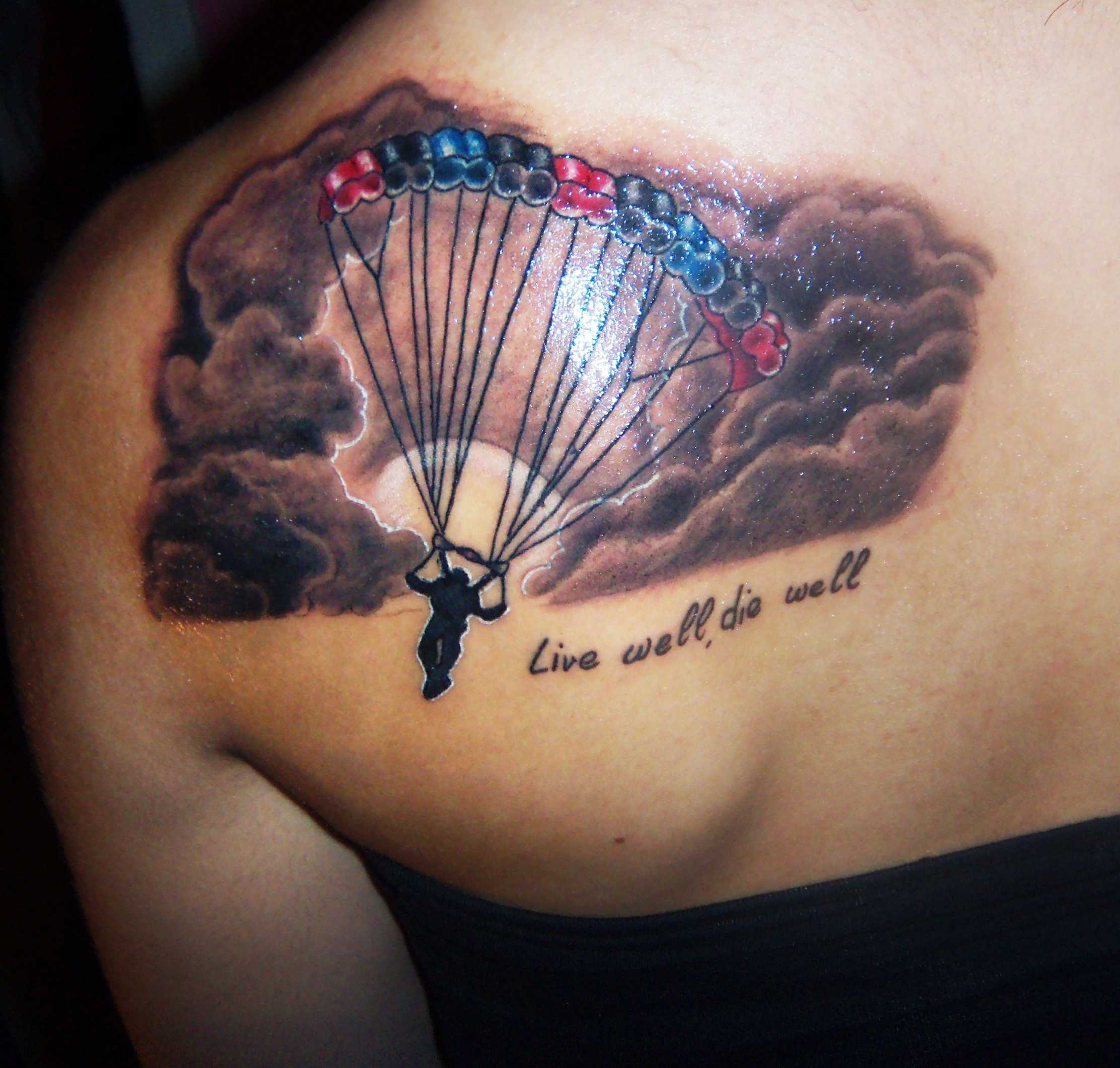 Skydiver Love <  Dove Tattoos