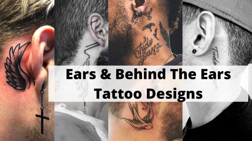 Small behind the ear tattoo  Cute behind ear tattoos  Tattoo on ear -  Lets style buddy