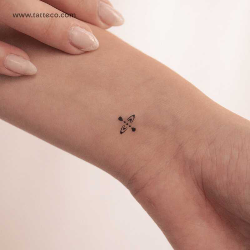 Small Mindfulness Symbol Temporary Tattoo - Set of  – Tatteco