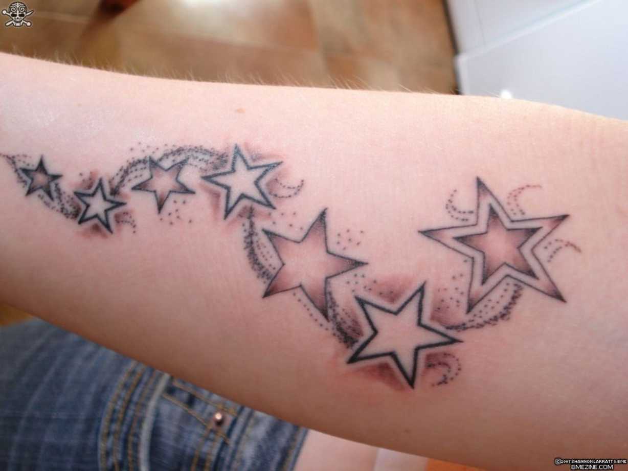 Stars Tattoo  Star tattoo designs, Star tattoos, Star tattoos for men