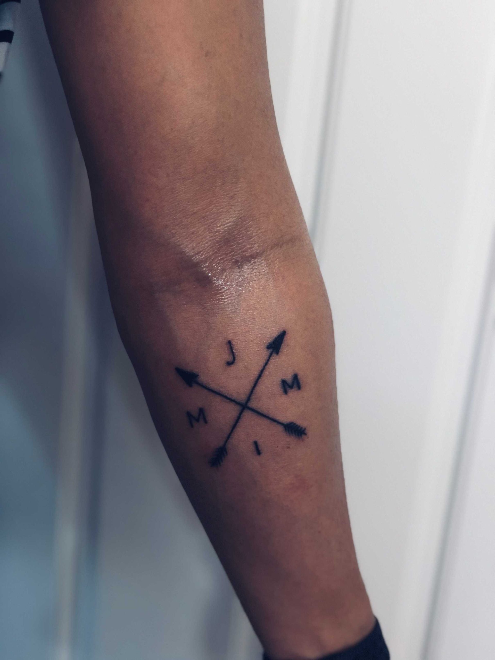 Tattoo, compass, family, men, simple tattoo, minimal  Simple