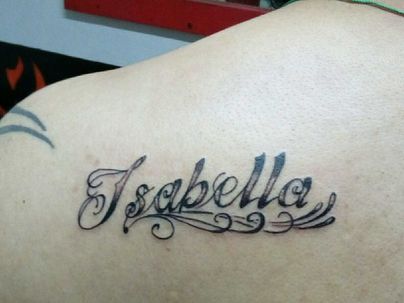Tattoo name Isabella!  Picture tattoos, Heart tattoos with names