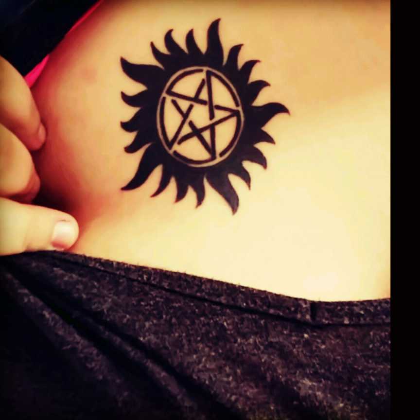 Tattoo uploaded by Christina Elizabeth Tarjeft • Supernatural anti