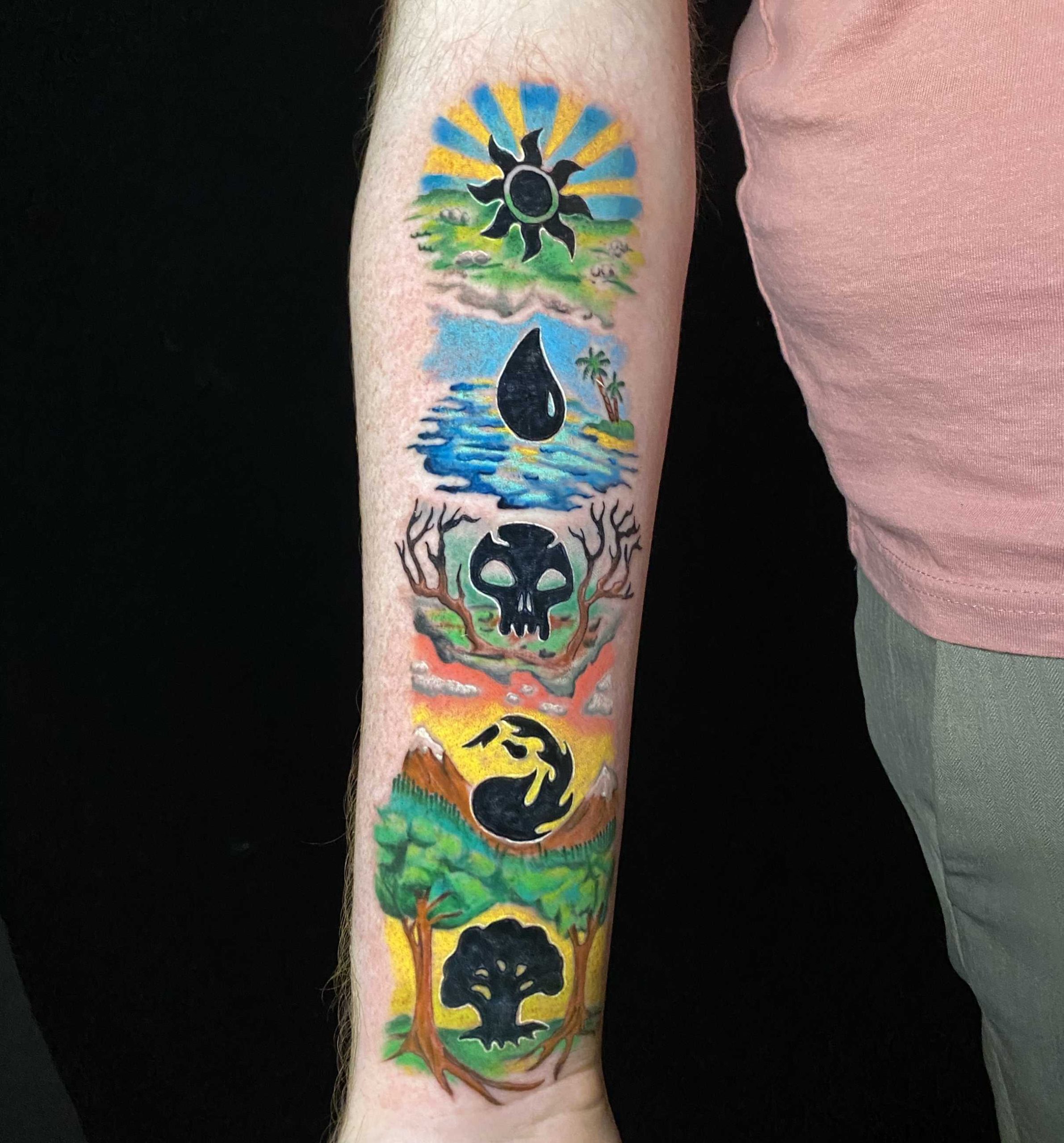 Tattoo uploaded by Cory Costilla • Magic the gathering mana • Tattoodo