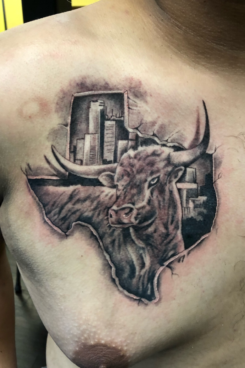 Tattoo uploaded by jesus • Texas state , houston tx tattoo add on