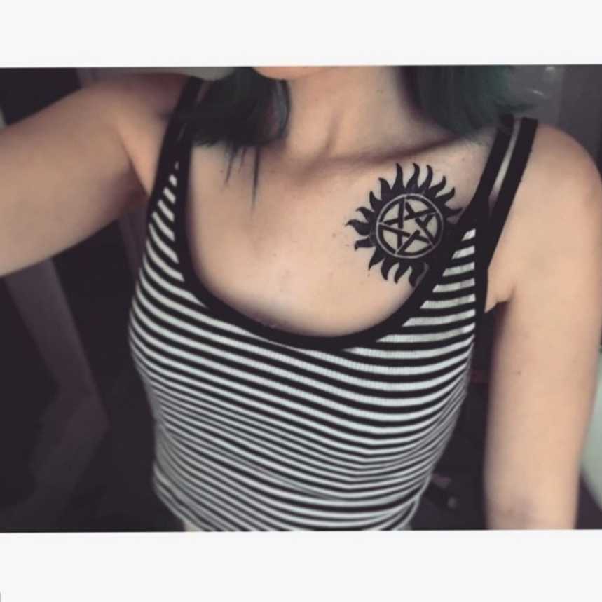 Tattoo uploaded by Katelyn Brooks • Supernatural inspired tattoo
