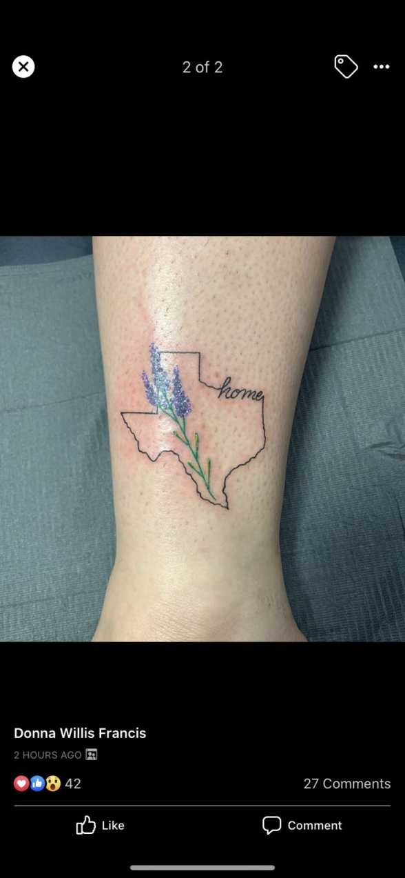Texas Tattoo idea  Texas tattoos, Small texas tattoo for women