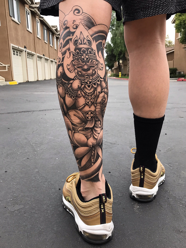 Top  Astonishing Shin Tattoo Ideas  Tatuagem na perna