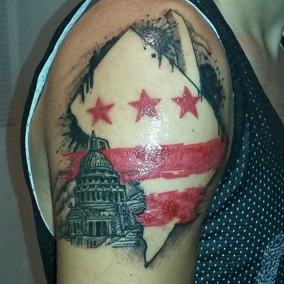 Washington DC Tattoo Trash Polka